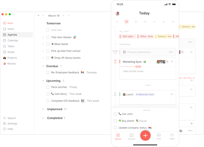 Agenda iOS at Desktop