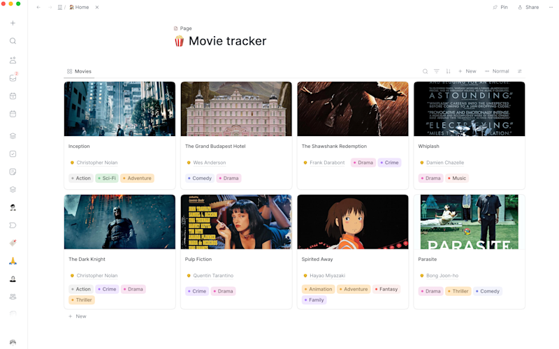 Movie tracker