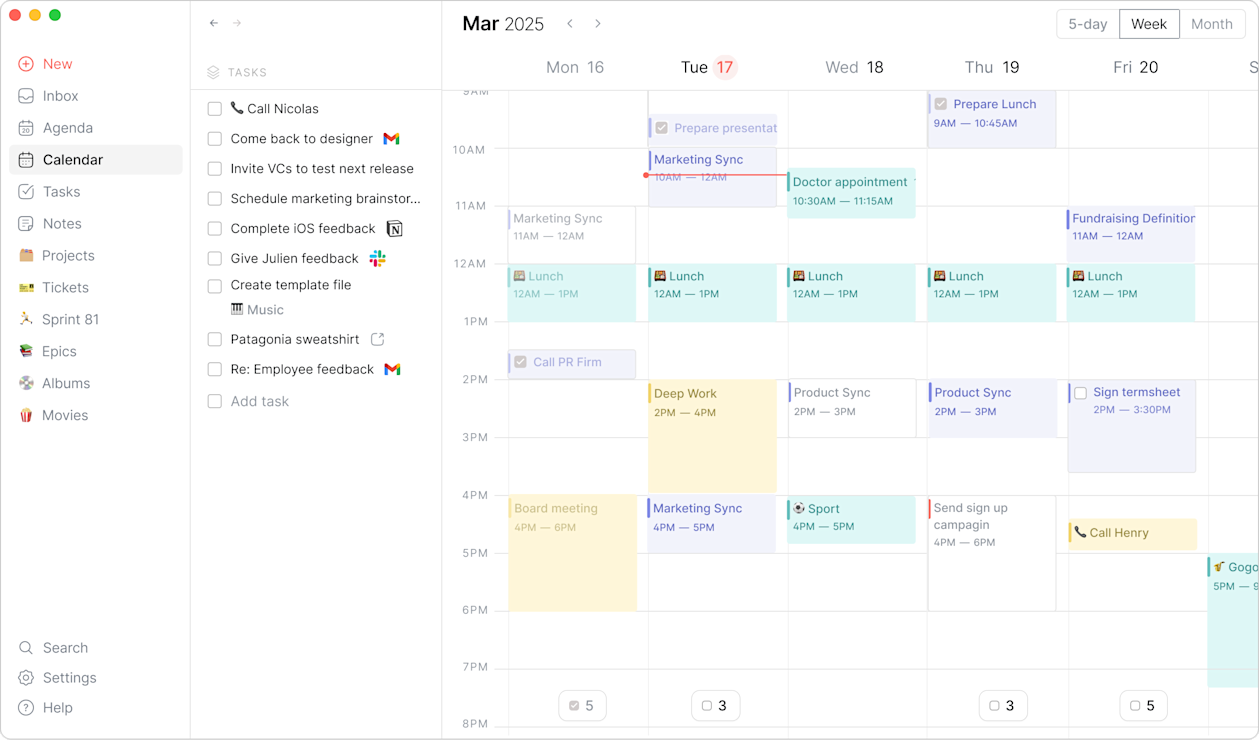 Productivity - Calendar