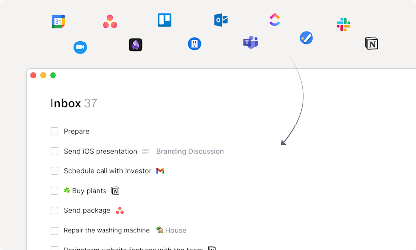 Home Inbox Integrations