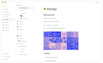 Page - Notes - Design