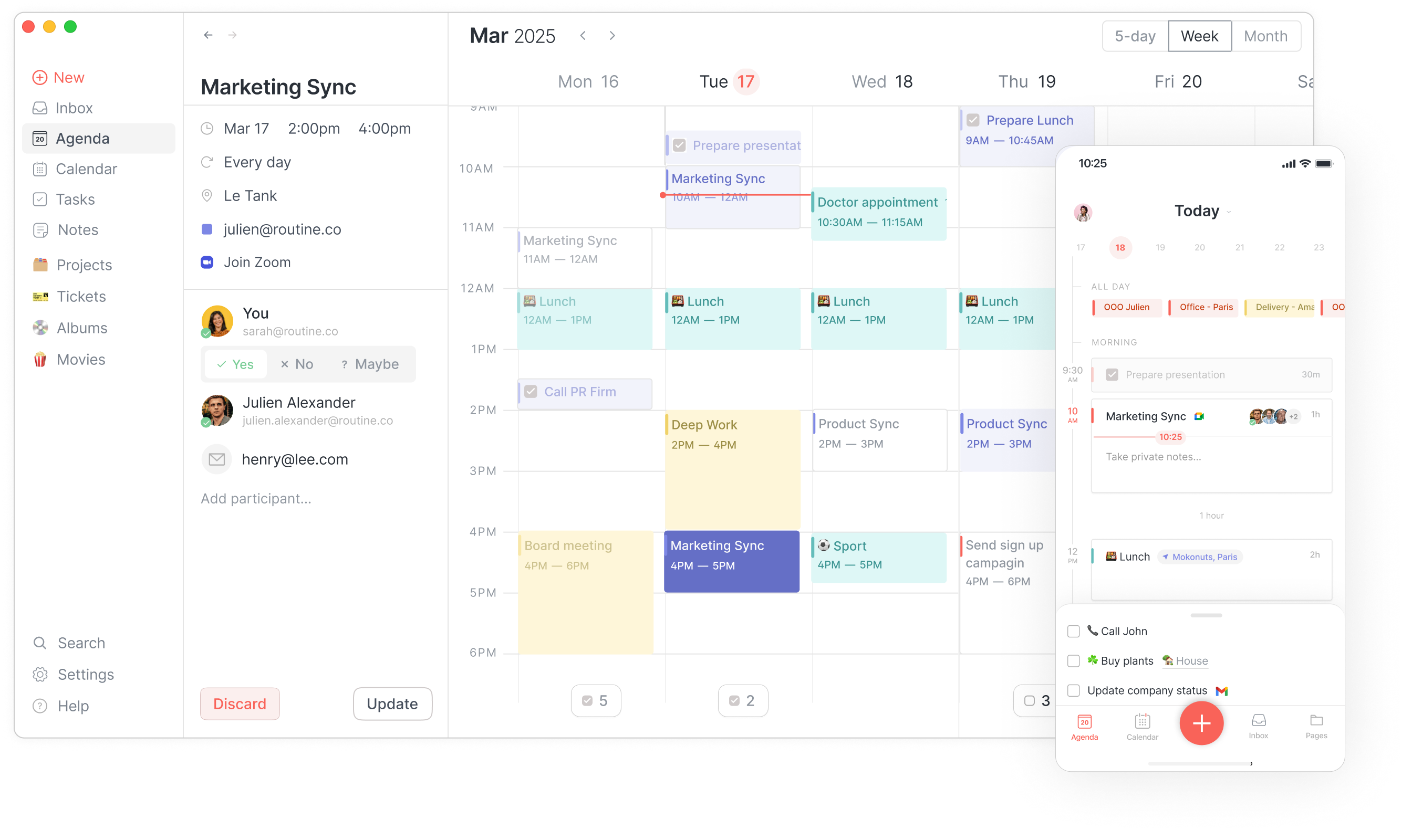 Calendar + Event