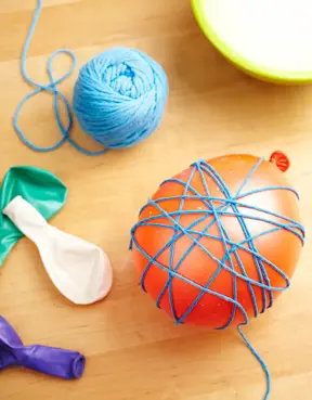 String Covered Balloons