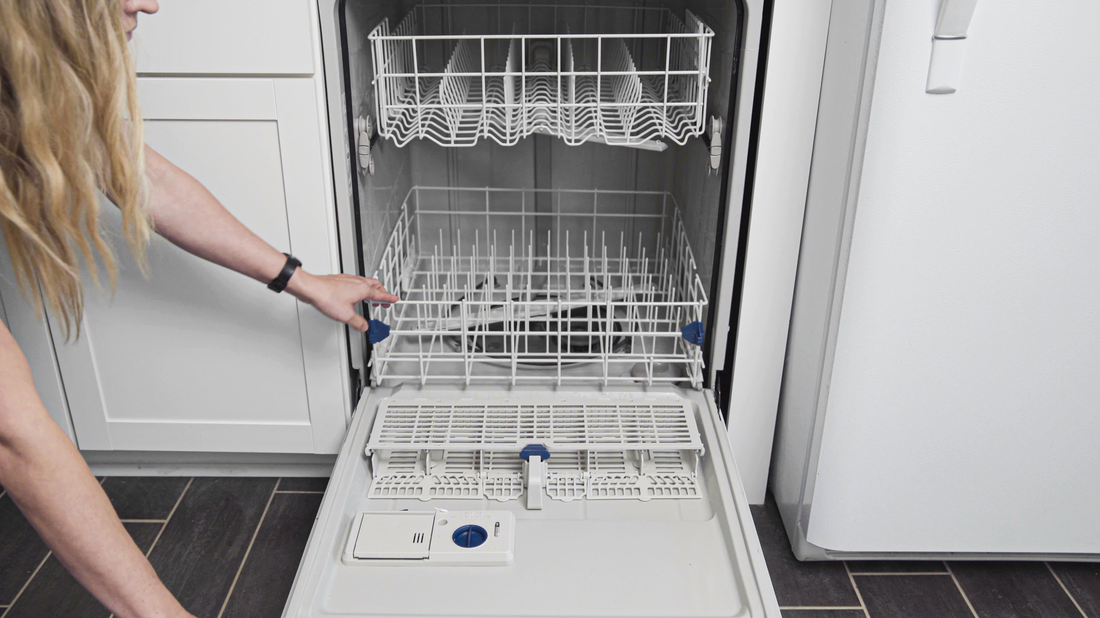 What is the best way to sales clean the inside of a dishwasher