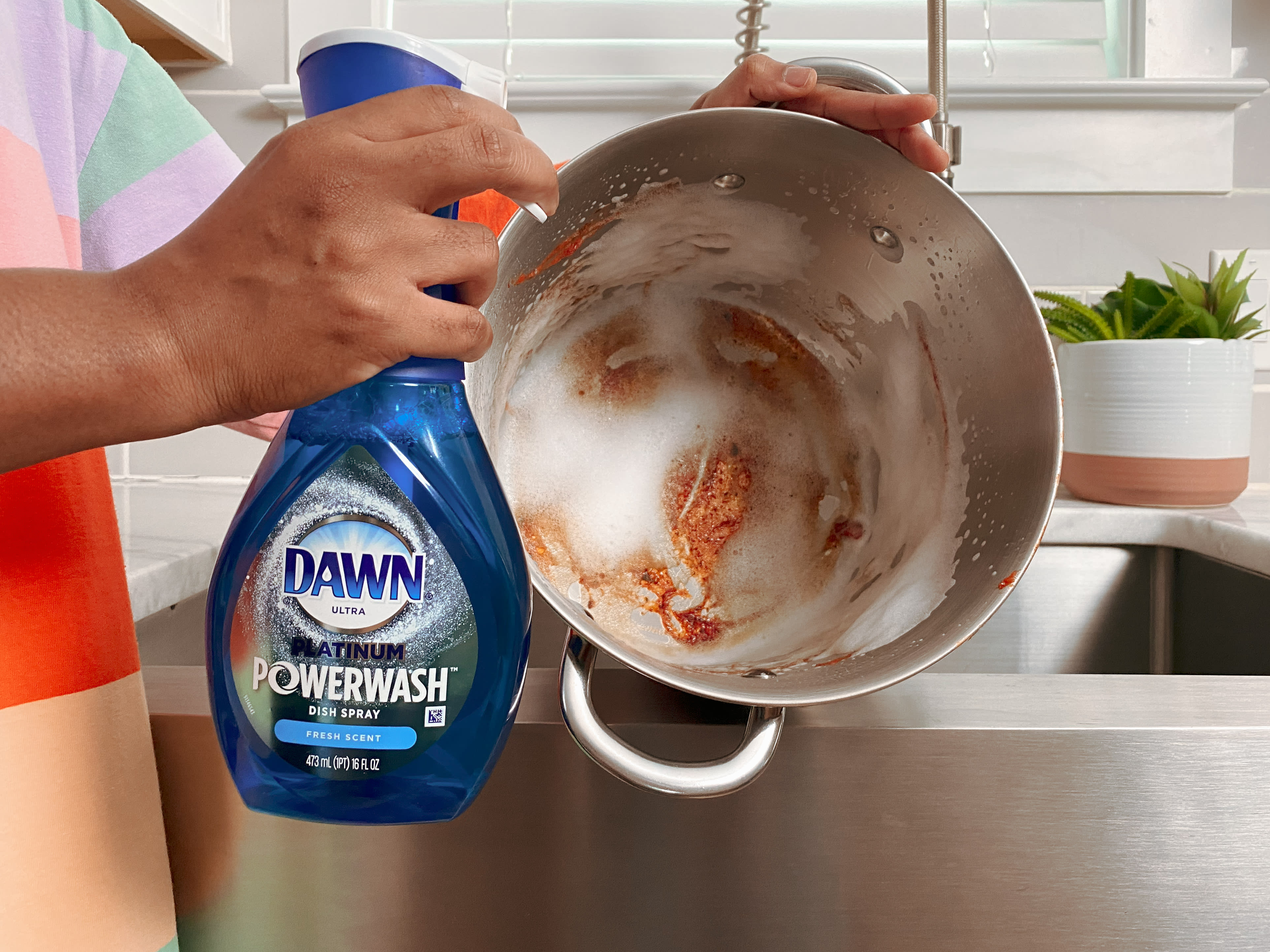  Dawn Powerwash Spray Platinum Dish Soap - Apple Scent + 1 Dawn  Powerwash Refill, 16 fl oz each With 6 Multi-Purpose Scrub Sponges for  Cleaning Dishes, Pots, and Pans : Health & Household