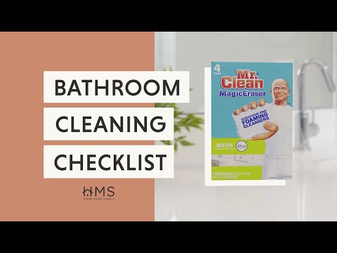 The Ultimate Bathroom Cleaning Checklist