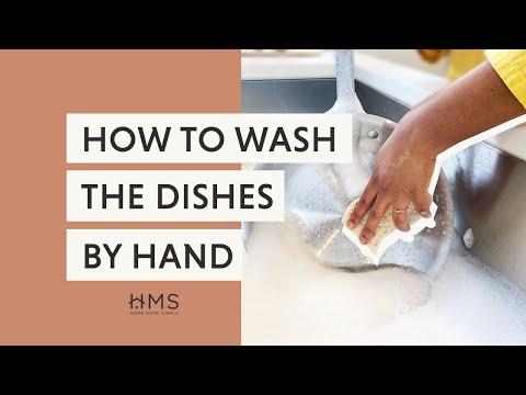 How to Wash Dishes by Hand the Right Way