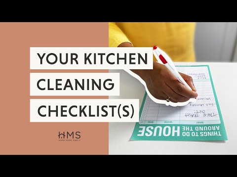 Kitchen Deep Cleaning - Checklist & Tips - Polished Habitat