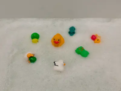 how to clean bath toys without vinegar