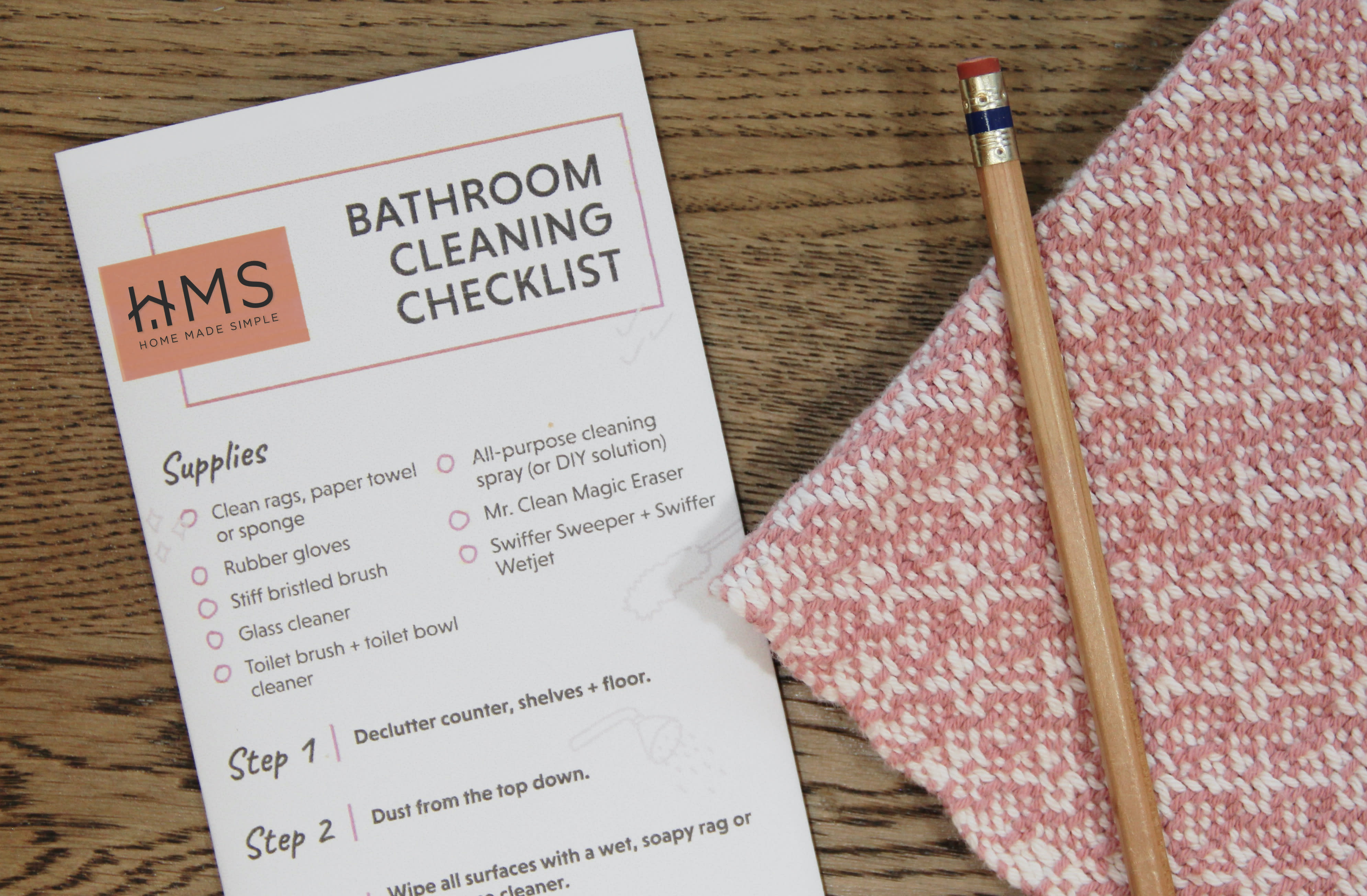 The Ultimate Bathroom Cleaning Checklist