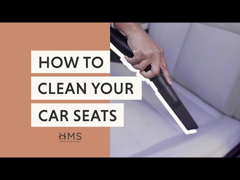 What's the best way to clean your seats? Explore three methods types