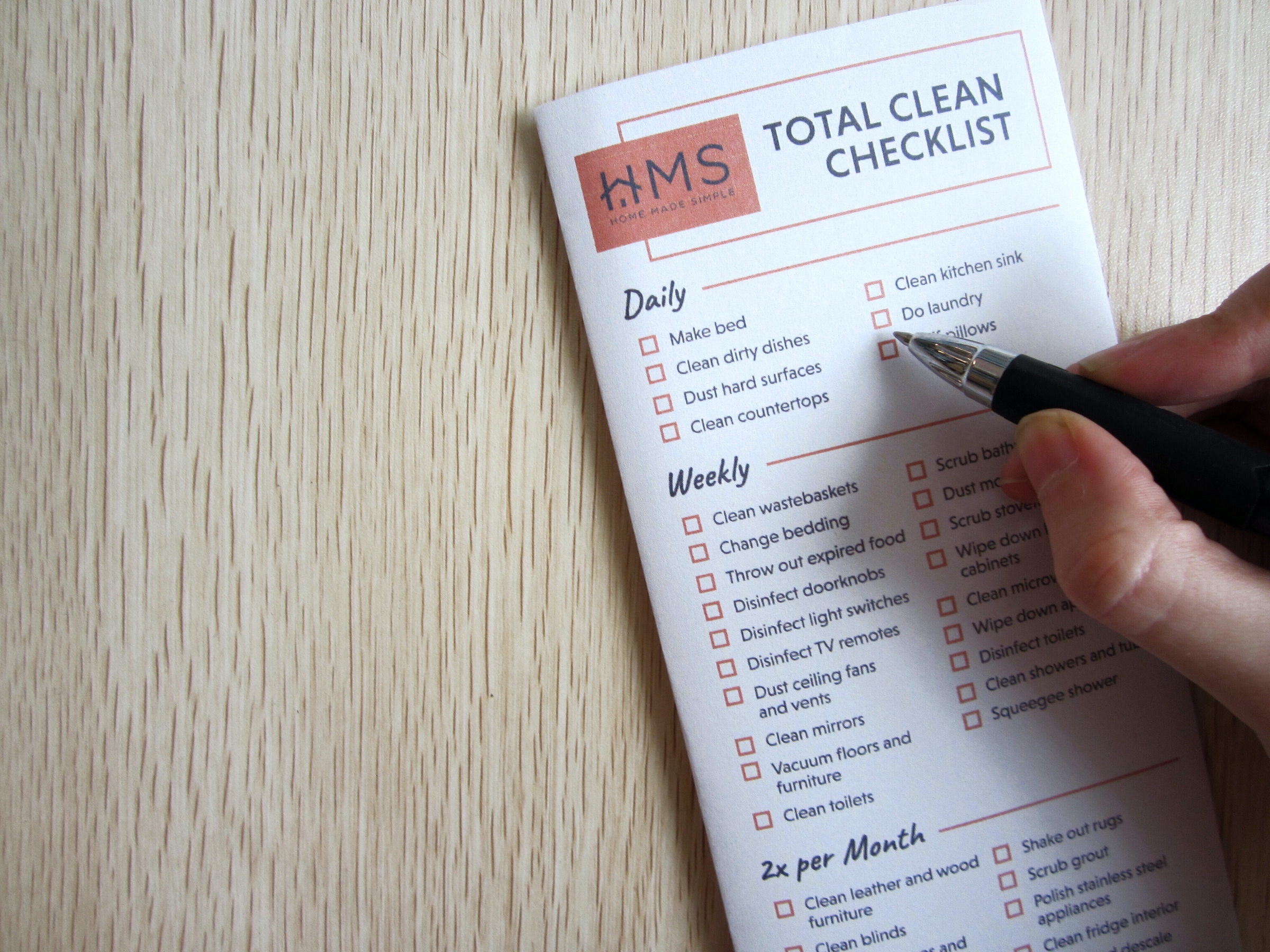 The ultimate household chore list -  Resources