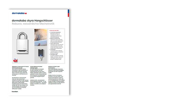 skyra Hangschloss Factsheet