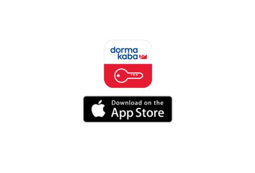 Download de gratis dormakaba mobile access app van Apple.