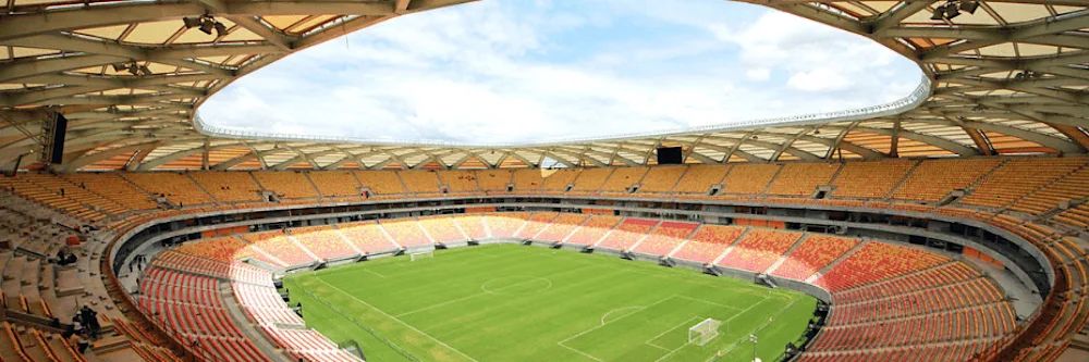 Arena Da Amazônia, door Schlaich Bergermann Partner (Manaus, Brazilië)