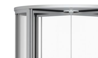 Entrance system - revolving doors