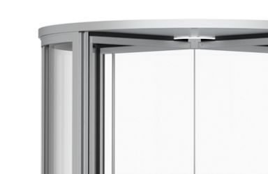 Entrance system - revolving doors