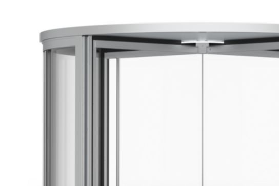 Entrance system - revolving doors