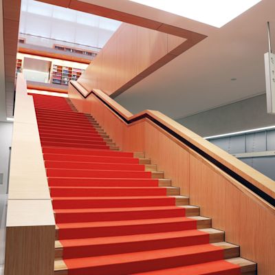 RoterTeppich Aufgang Lesesaal Atanassow 12-20 288