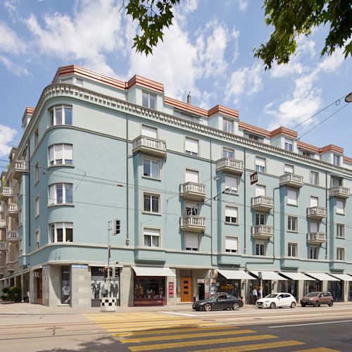 Modern access in the heart of Zurich