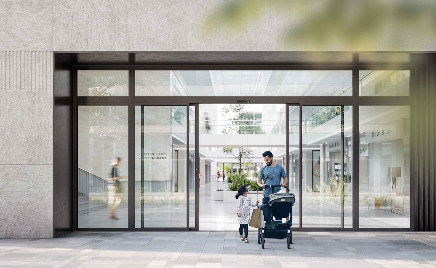 Automatic sliding doors
