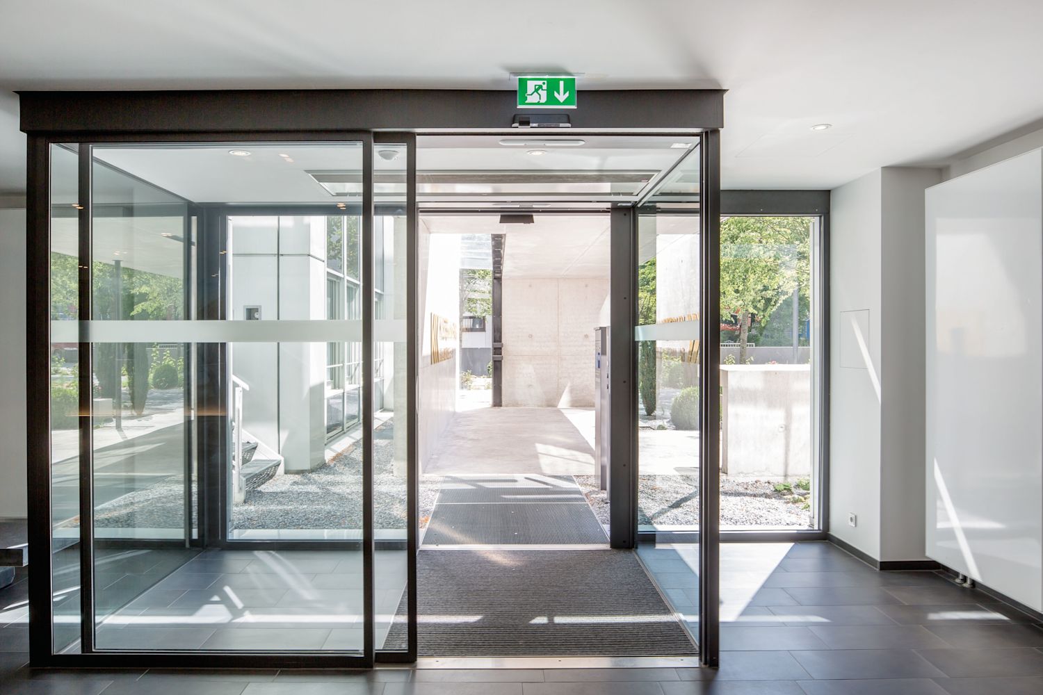 Automatic sliding doors