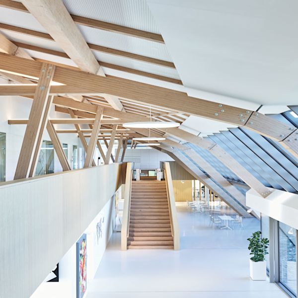 Open-plan architecture meets smart access and practical time and attendance logs