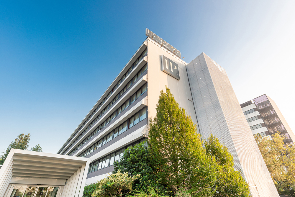 Modern and elegant access control system with electronic locks for rooms and staff areas in the Living Place business hotel in Bologna