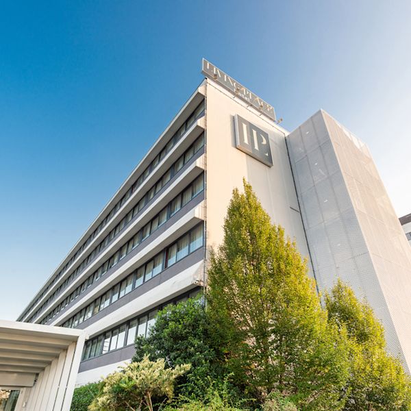 Modern and elegant access control system with electronic locks for rooms and staff areas in the Living Place business hotel in Bologna