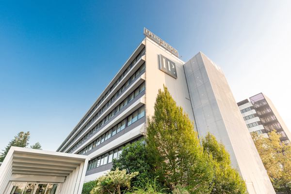 Modern and elegant access control system with electronic locks for rooms and staff areas in the Living Place business hotel in Bologna