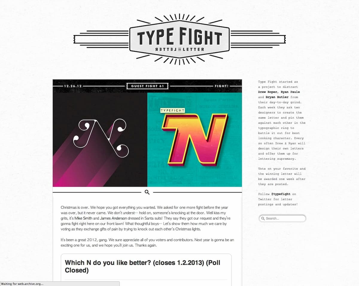 Old Typefight site