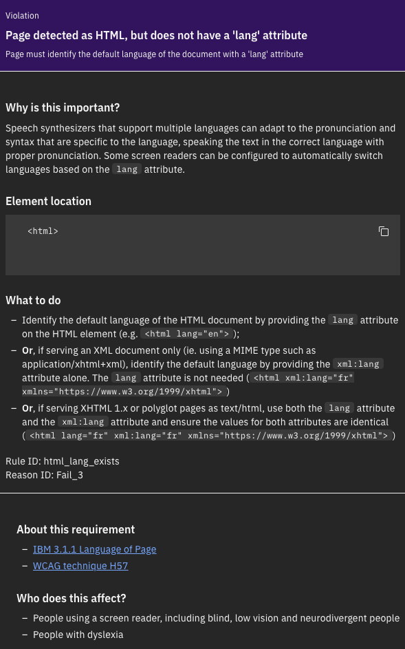 IBM Equal Access Browser Extension Review | Automated Accessibility ...