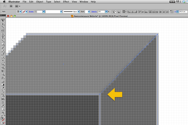 Anti-aliased edges on horizontal and vertical lines have been a major problem in Illustrator.