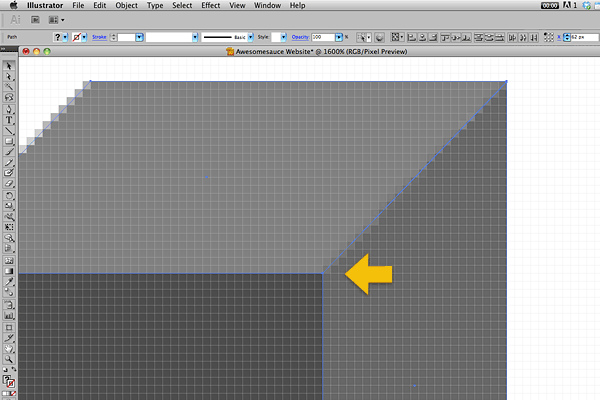 This new option will force vertical and horizontal paths to snap to the pixel grid.