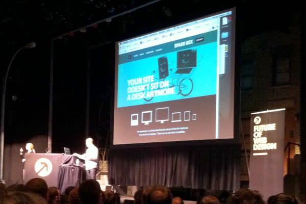 Sparkbox site at Future of Web Design, NYC