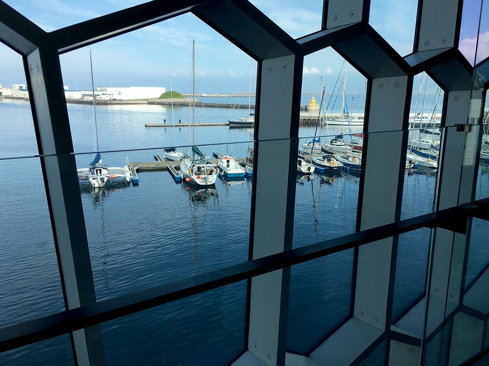 The Harbor as seen from the Harpa center.