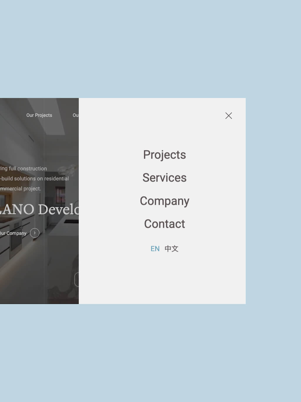 Llano Desktop Menu