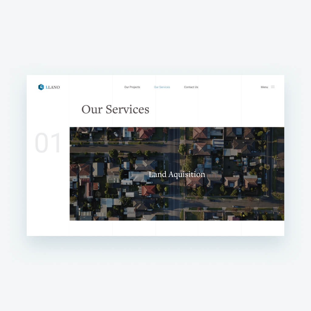 Llano Service Screen