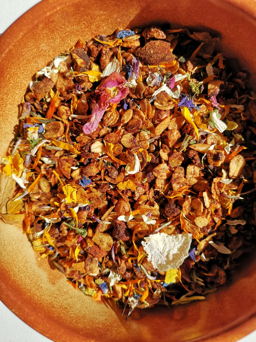 recette-Granola salé aux fleurs séchées