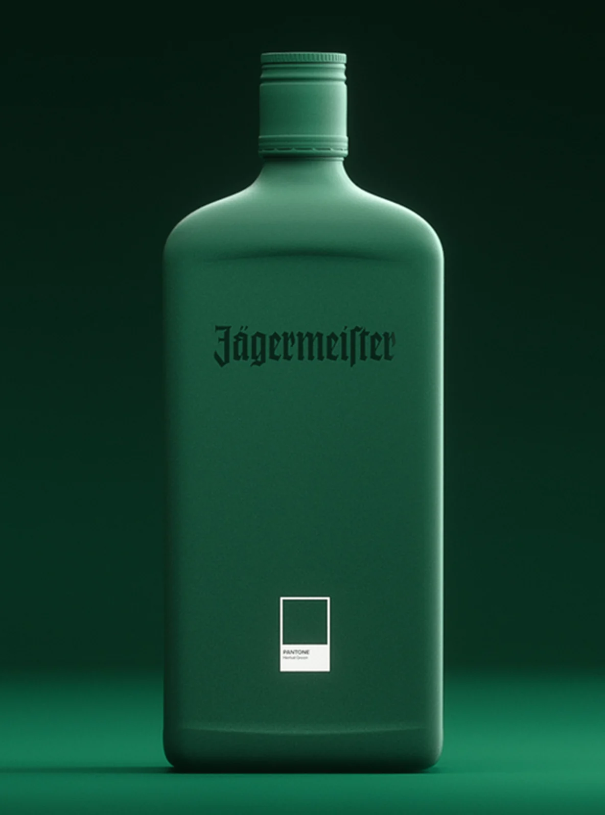 Herbal Green Die Flasche