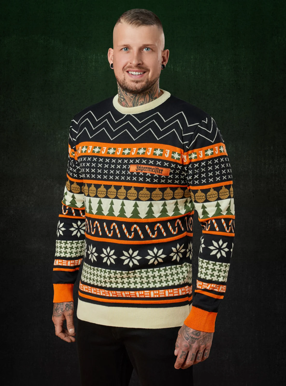 Jägermeister Weihnachtspullover Unisex Jägermeister