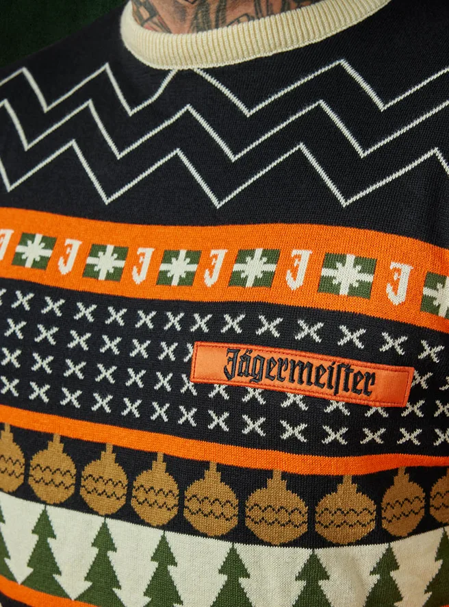 Jägermeister Weihnachtspullover Unisex Logo