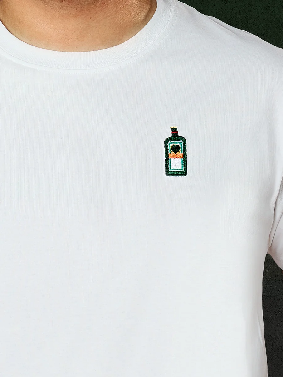 Jägermeister T-Shirt weiß Flasche