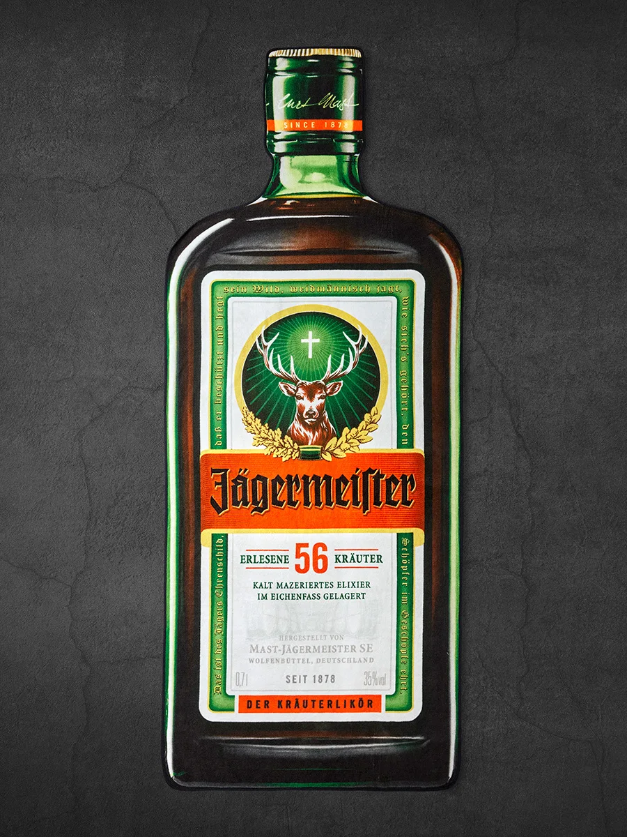 Jägermeister Badetuch in Flaschenform von Möve