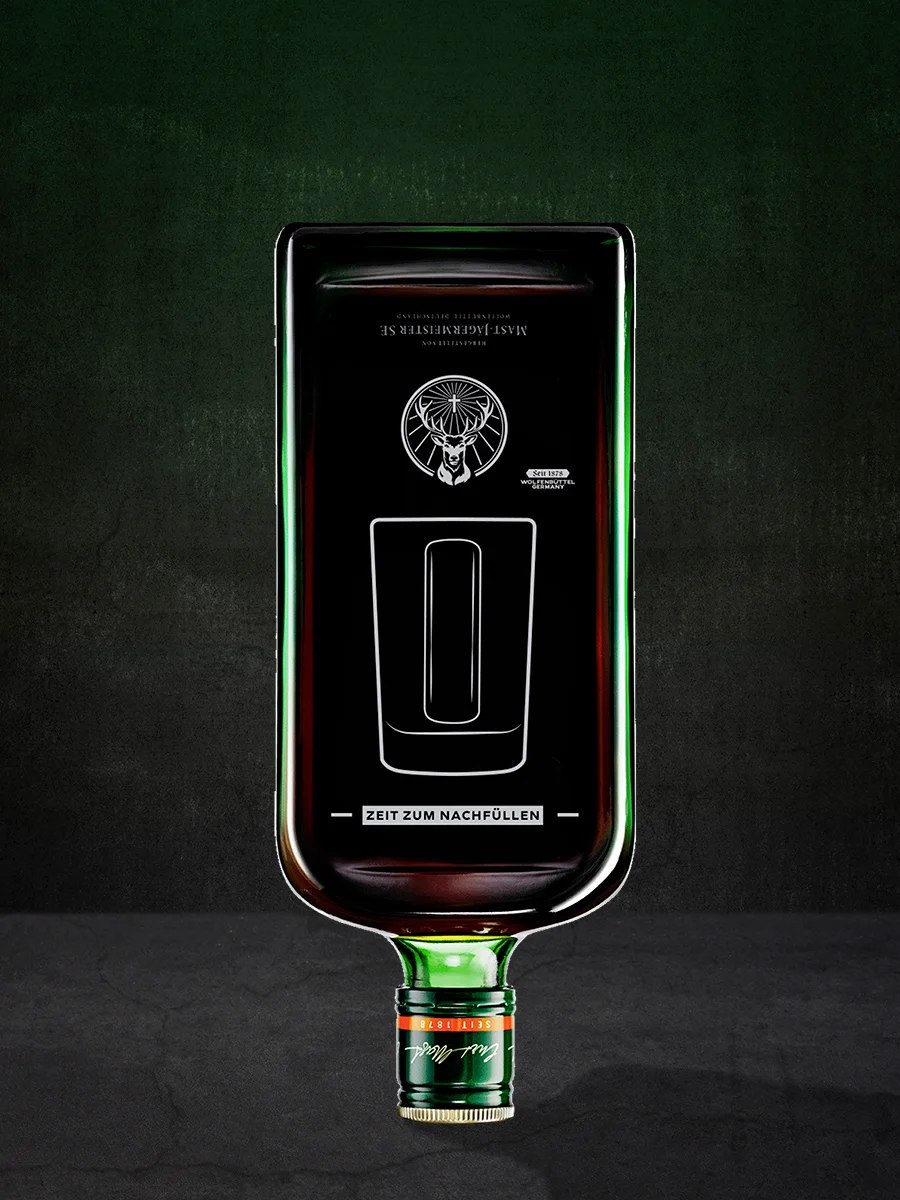 Jägermeister Shot Machine Gravurflasche