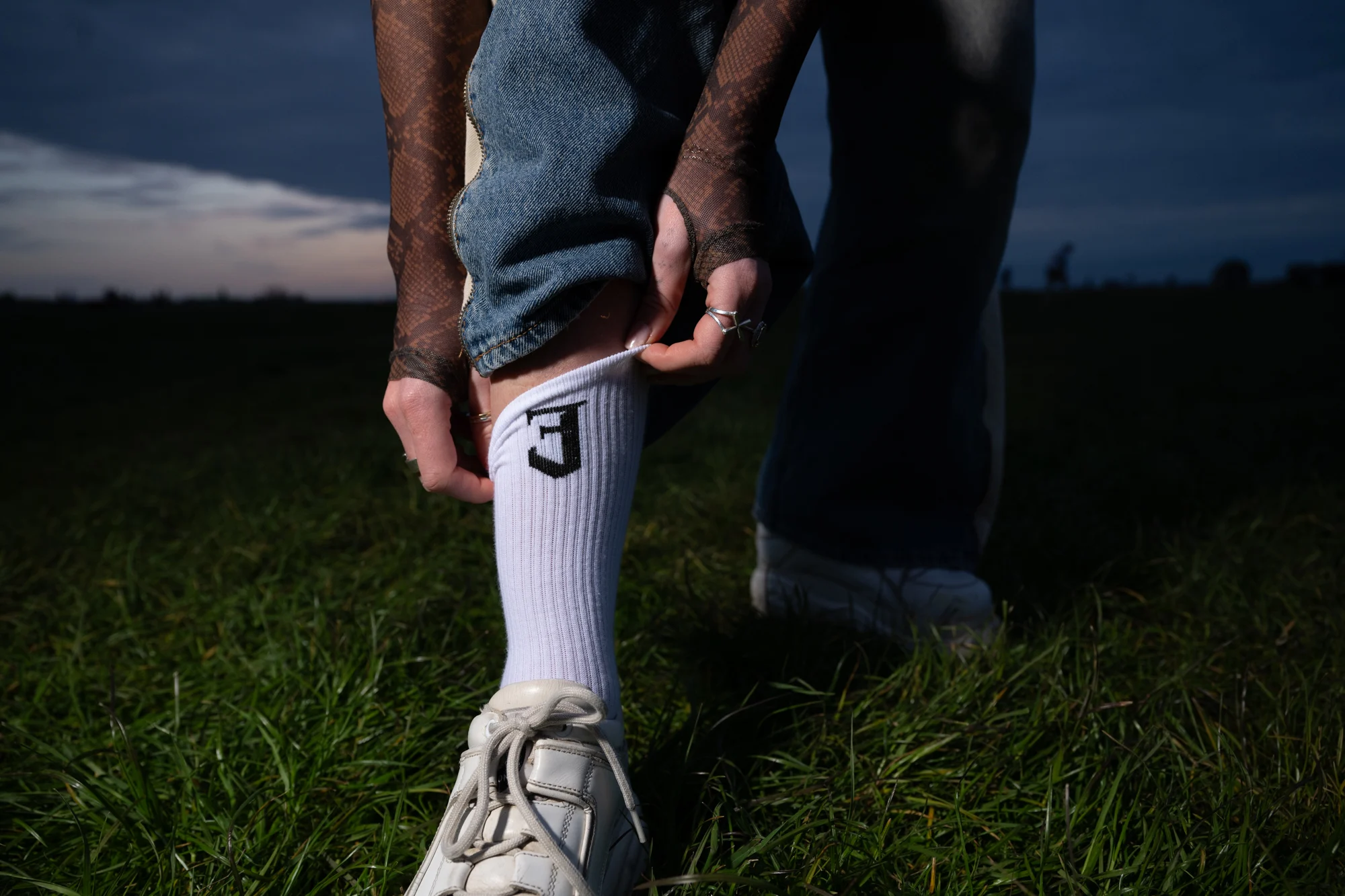 Jägermeister x Damur Socken weiß