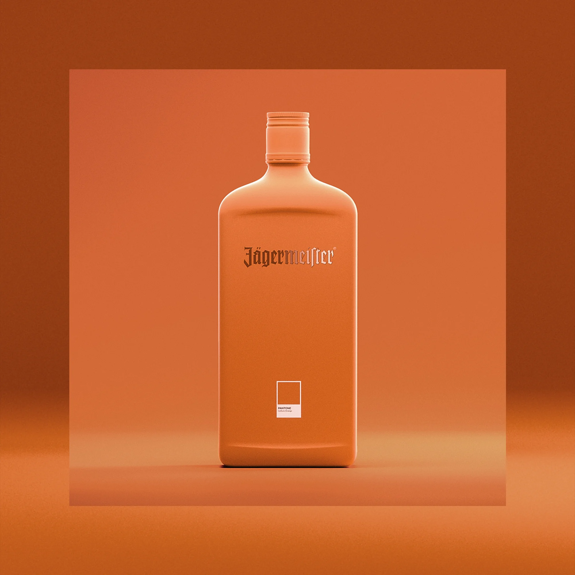 Culture Orange Die Flasche