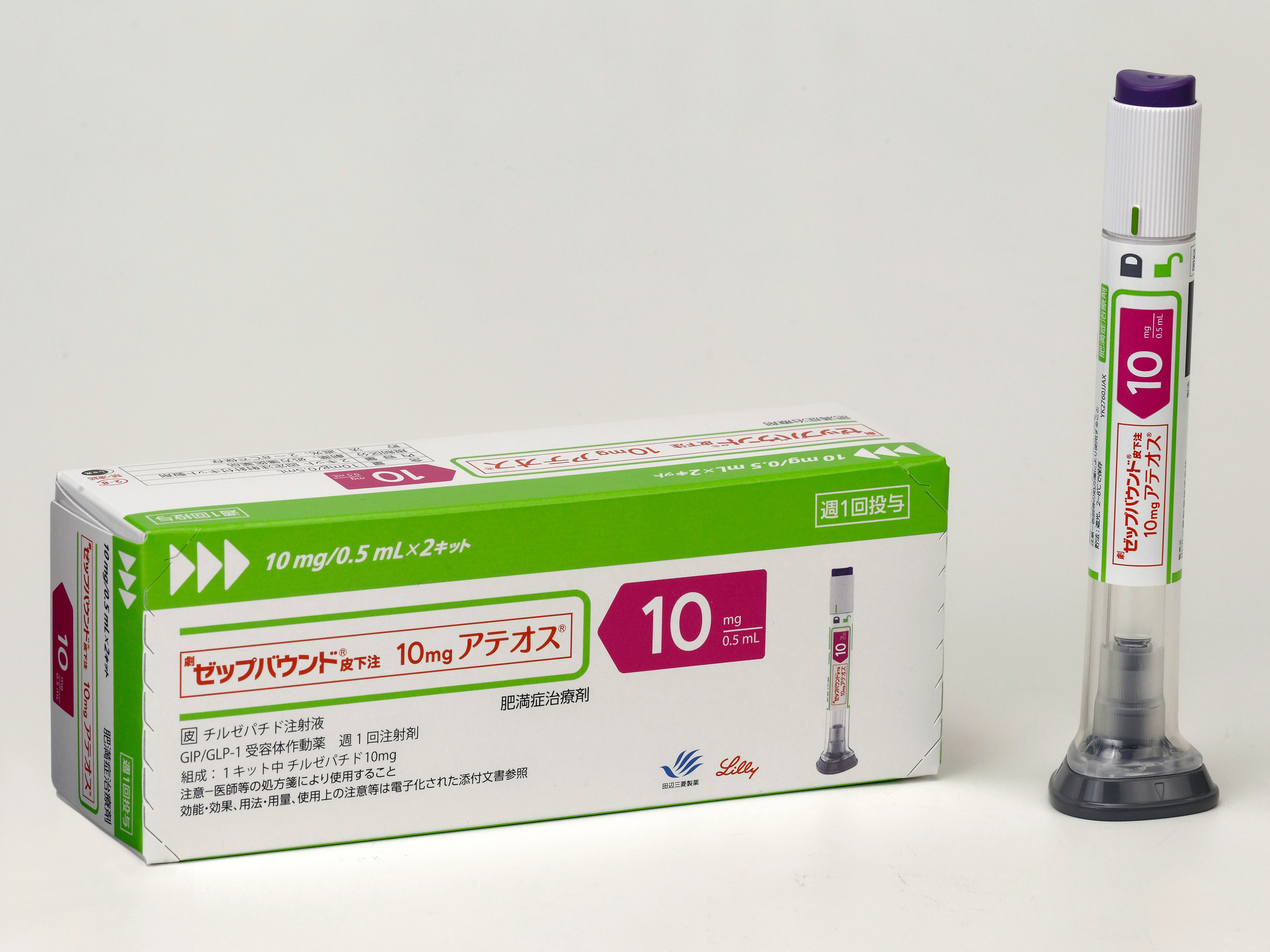 tirzepatide 日本 ゼップバウンド (チルゼパチド)
