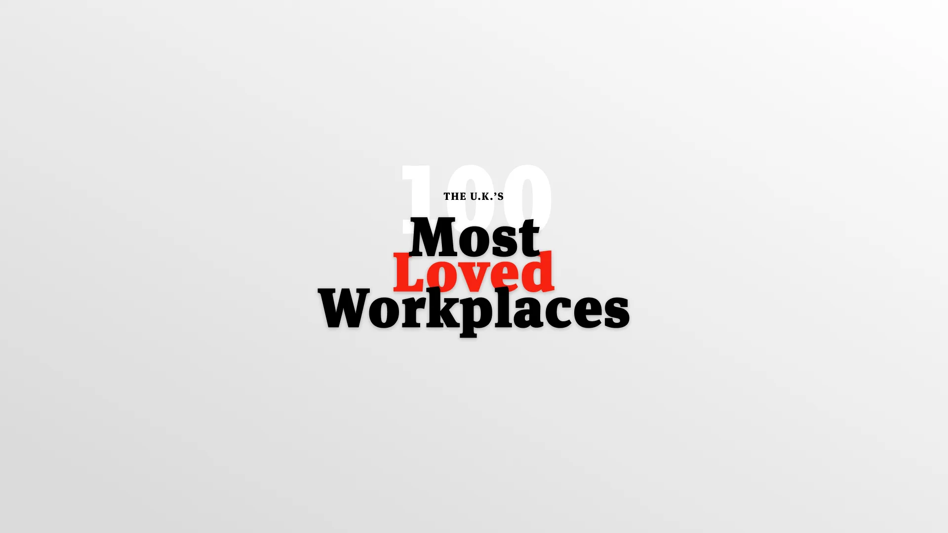 Most Loved Workplace Banner - UK
