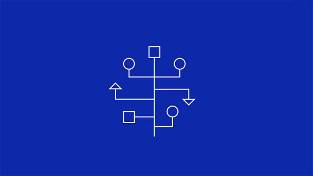 Onwards - Blue Illustration